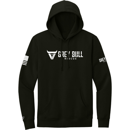 Grey Bull Rescue Black Hoodie