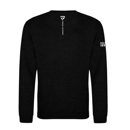 Five & Thrive Black Crewneck Sweatshirt