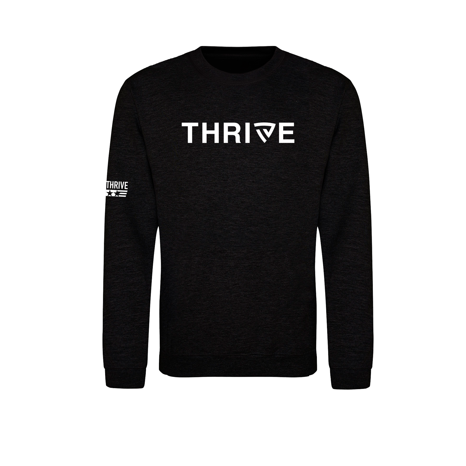 Five & Thrive Black Crewneck Sweatshirt