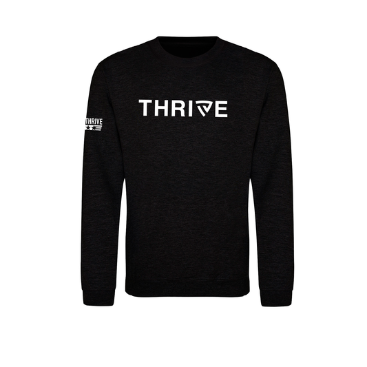 Five & Thrive Black Crewneck Sweatshirt