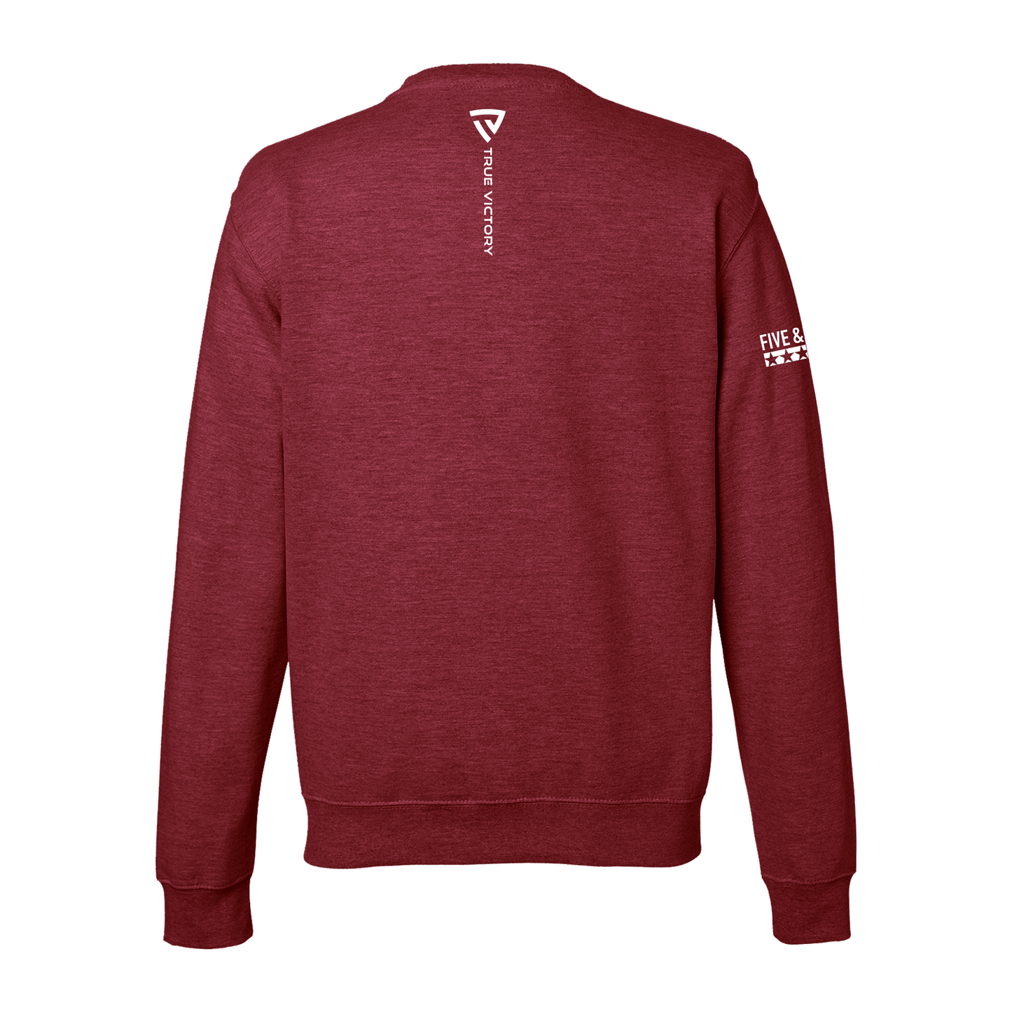 Five & Thrive Burgundy Crewneck Sweatshirt