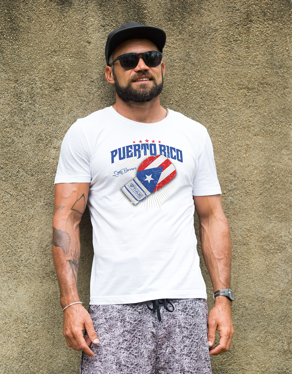 Joey Borrero PR TKO Signature Series White Tee