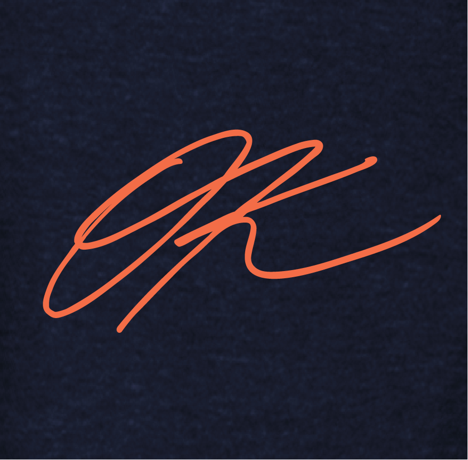 Women's RU TRUE X Omari Kelly Signature Series Navy Tee