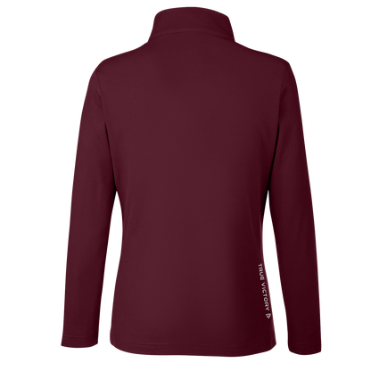 Women's True Victory Maroon Quarter Zip