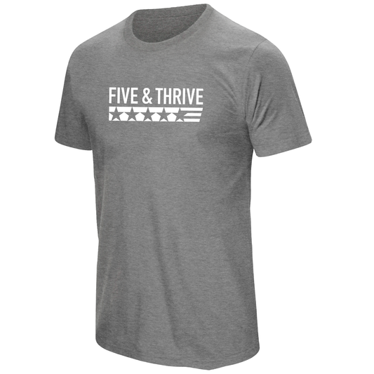 Five & Thrive Heather Gray Tee