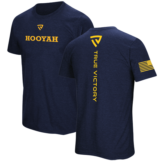 Battle Cry Navy HOOYAH Midnight Navy Tee
