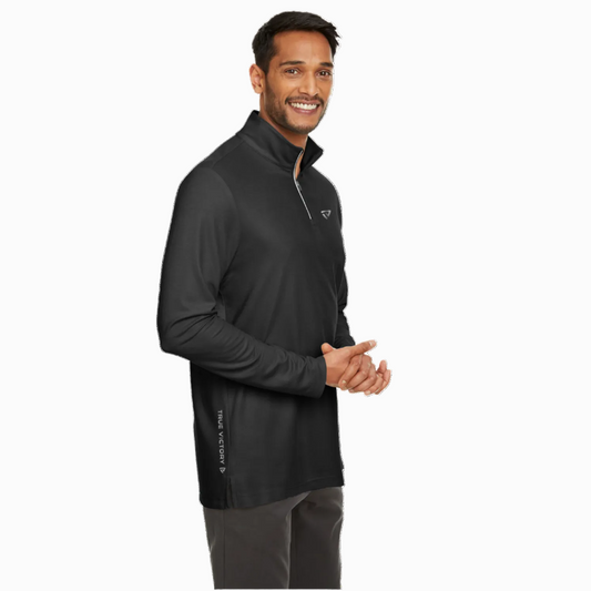 Men's True Victory Black Quarter Zip