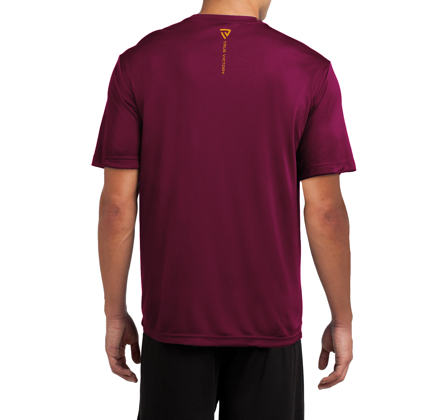 Men's Stars and Stripes Maroon True-Dri™ Performance Tee