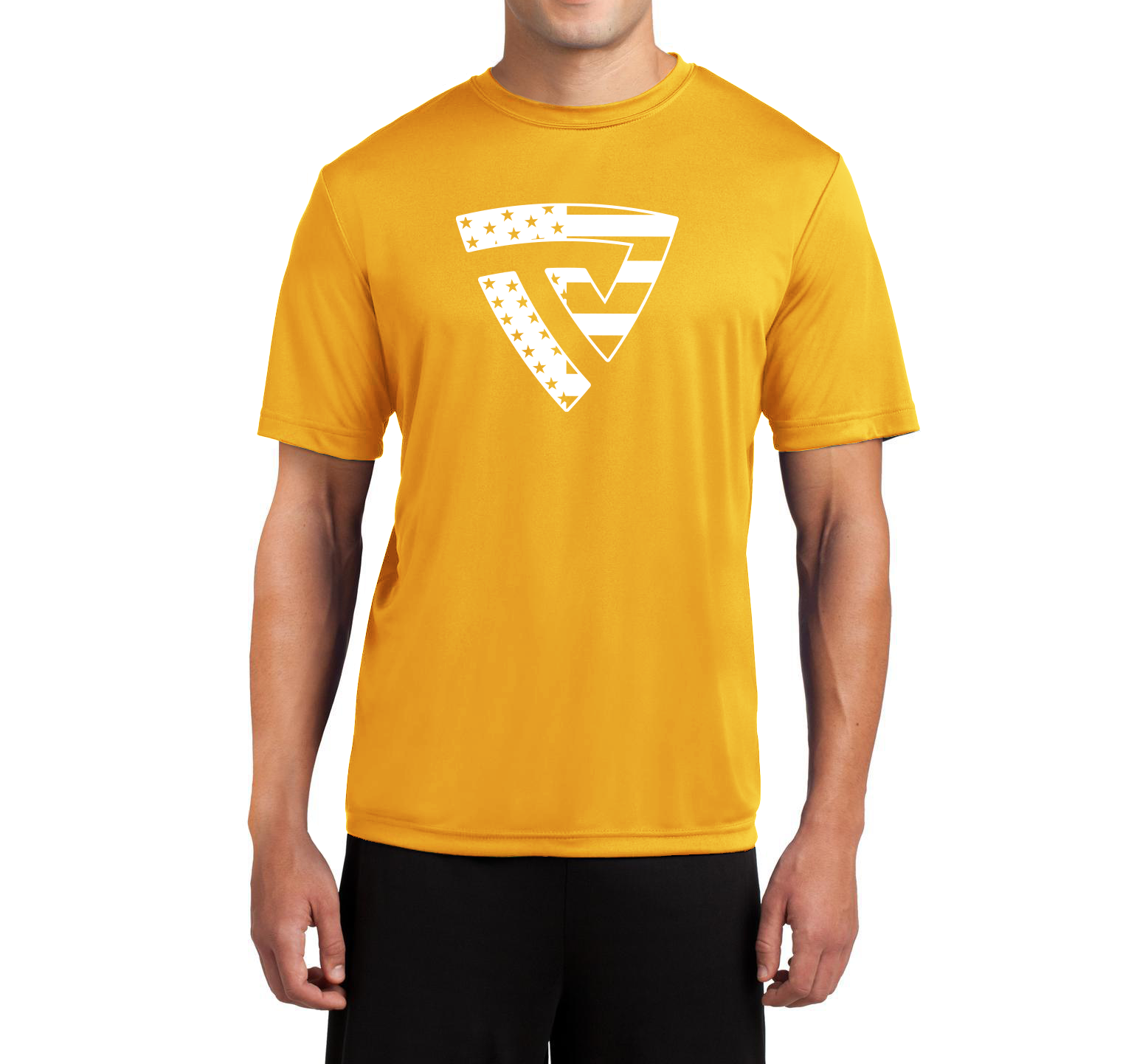 Men's Stars and Stripes Gold True-Dri™ Performance Tee