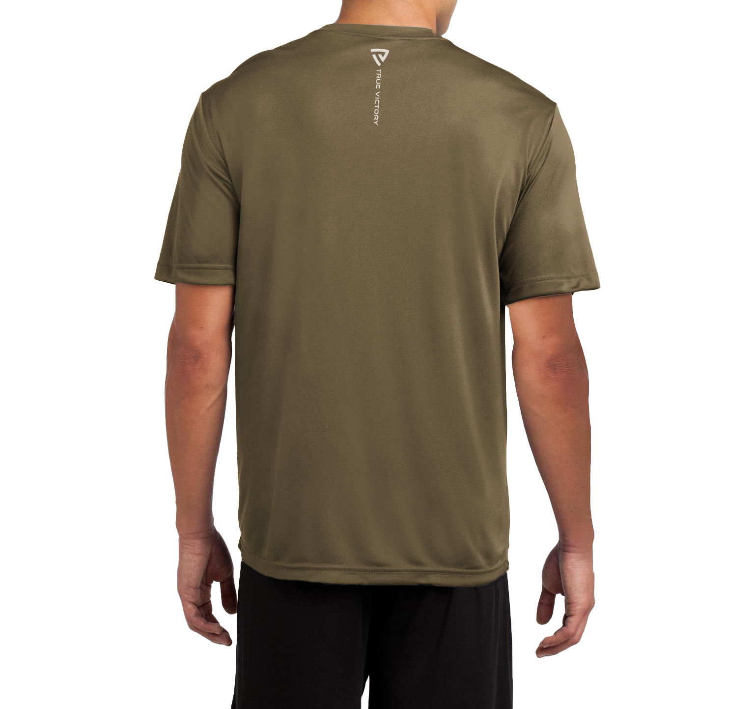 Men's Stars and Stripes Coyote Brown True-Dri™ Performance Tee