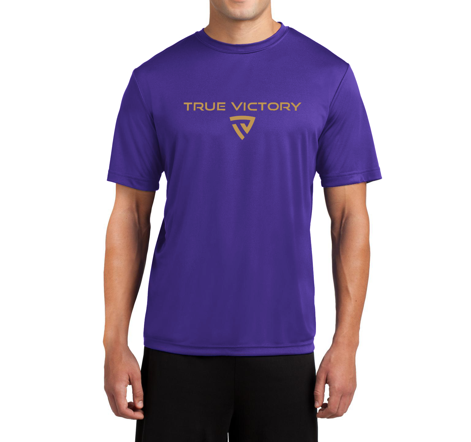 Men's Victorious Purple True-Dri™ Performance Tee