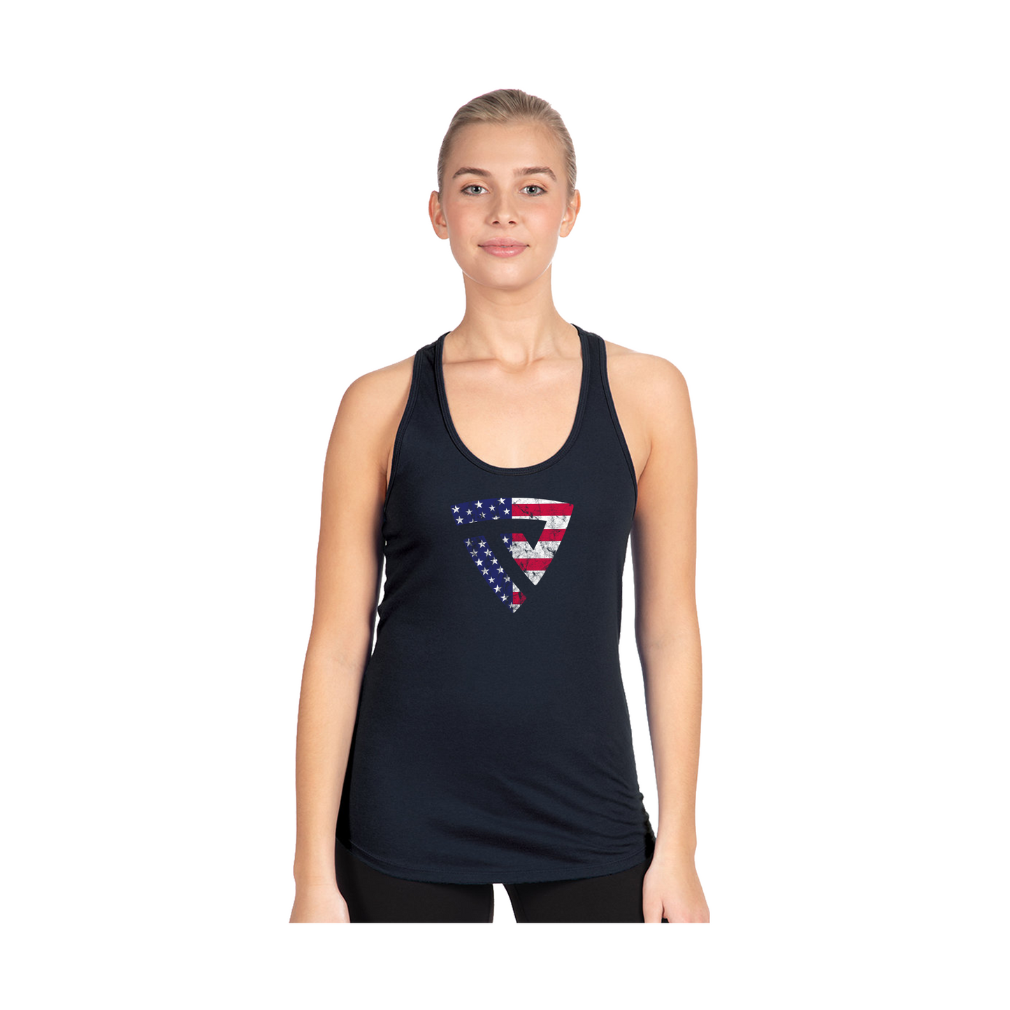 Women's Stars and Stripes RWB Racerback Tank