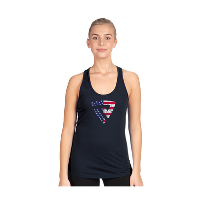 Women's Stars and Stripes RWB Racerback Tank