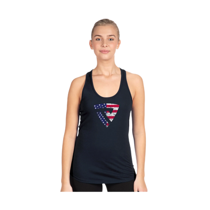 Women's Stars and Stripes RWB Racerback Tank