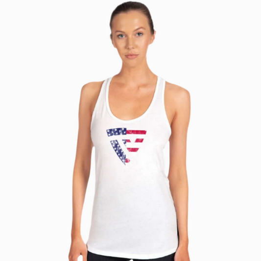 Women's Stars and Stripes RWB Racerback Tank