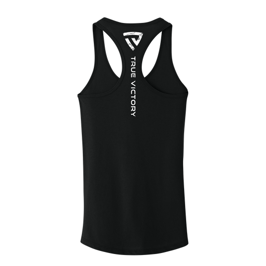 Women's 75 SFS Black Racerback Tank