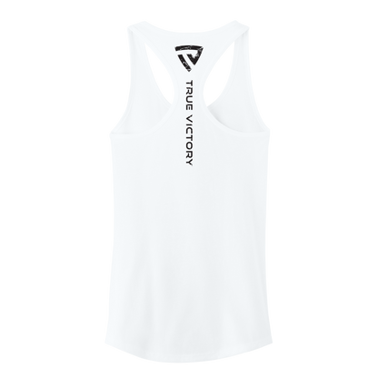 Women's 75 SFS White Racerback Tank