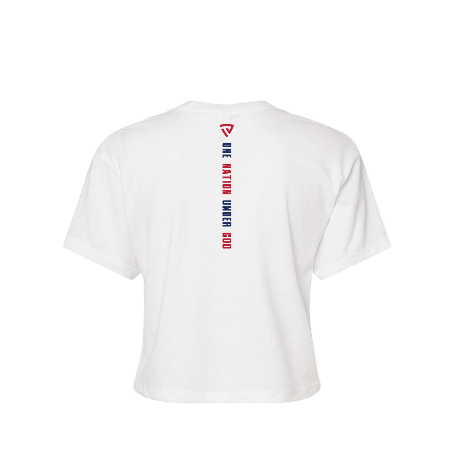 Trench Women's One Nation Under God Crop Top