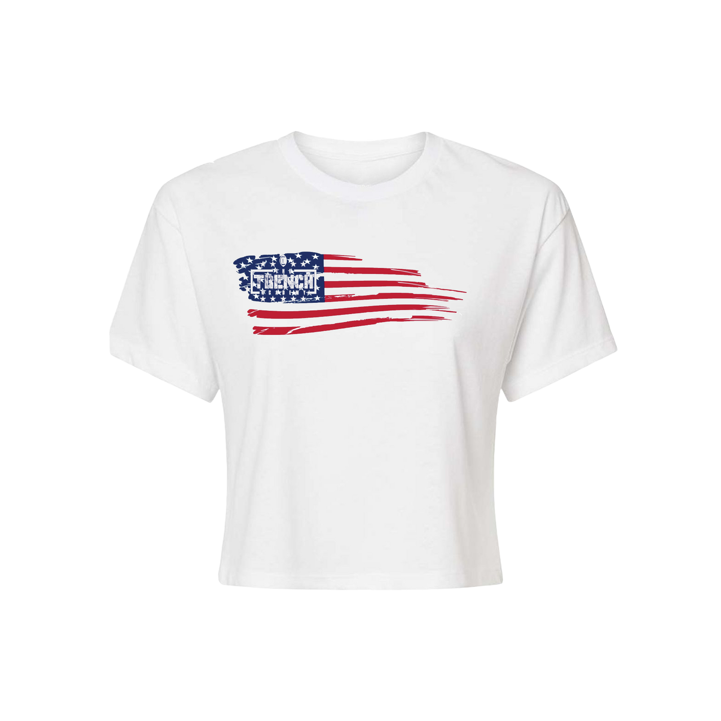 Trench Women's One Nation Under God Crop Top
