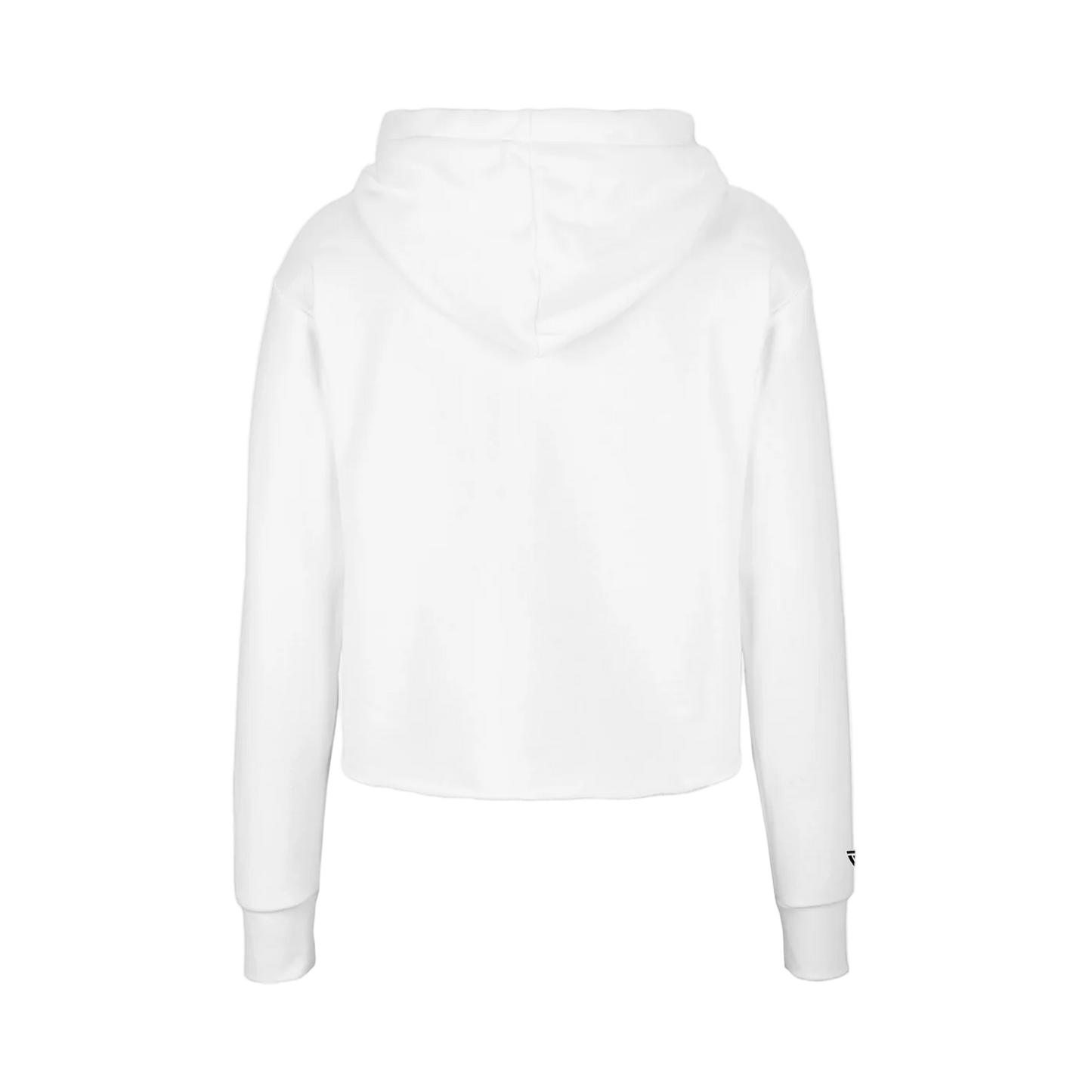 Women's Trench White Camo Cropped Pullover Hoodie