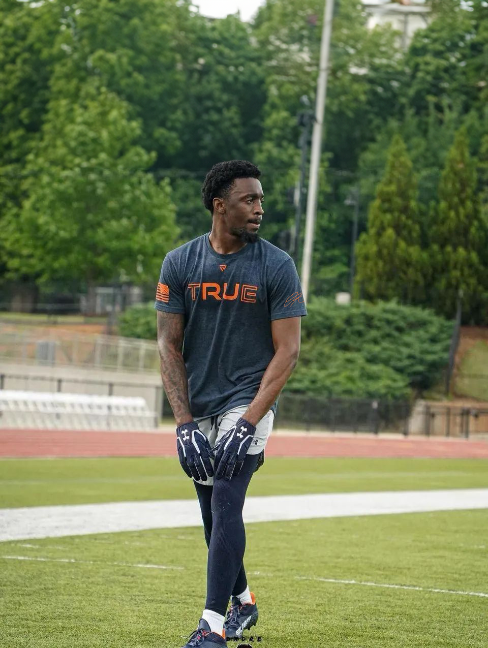 Men's RU TRUE X Omari Kelly Signature Series Navy Tee