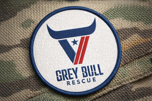 Grey Bull Rescue Patch