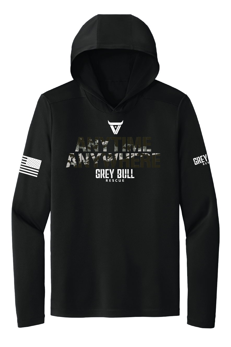 Grey Bull Rescue Anytime Long Sleeve Fishing Tee