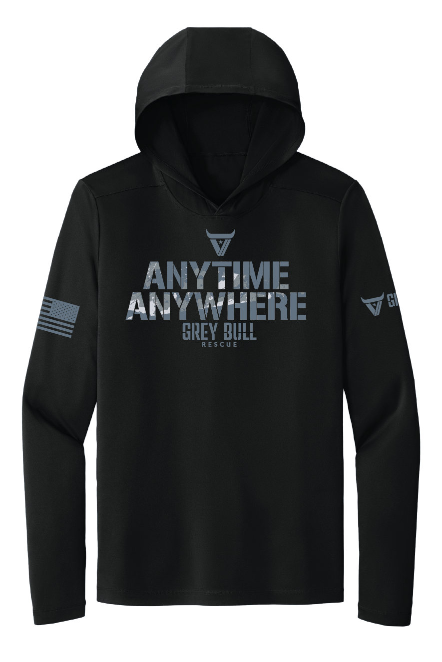 Grey Bull Rescue Anytime Long Sleeve Fishing Tee