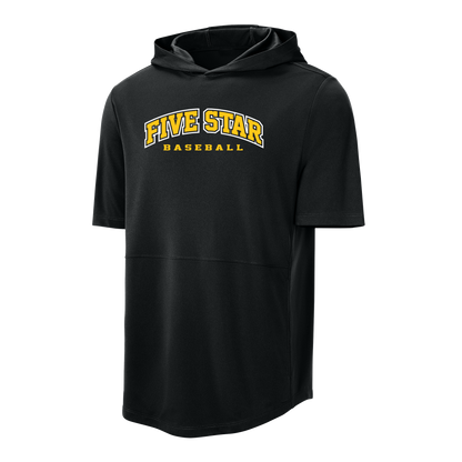 Five Star Baseball Short Sleeve Hoodie