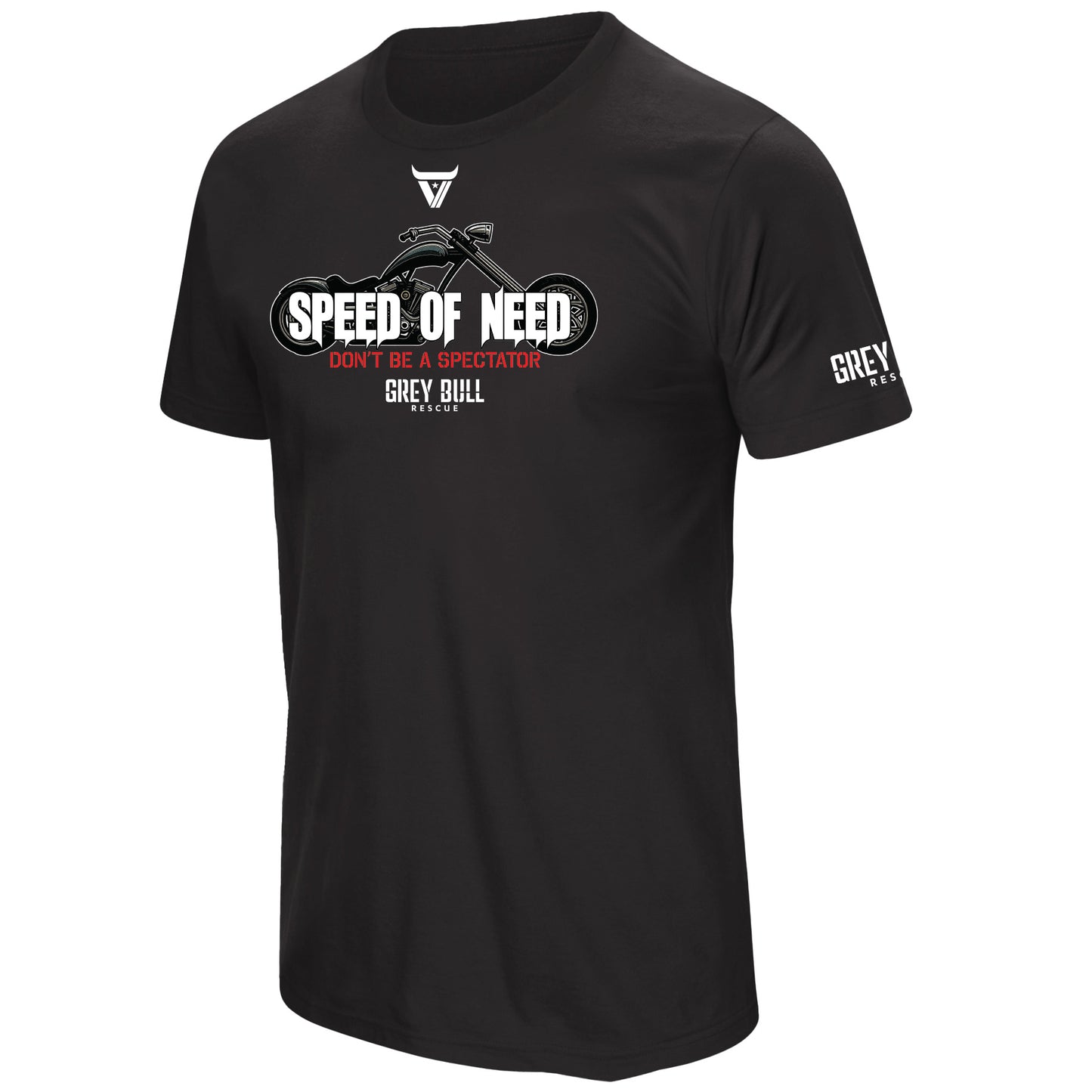 Grey Bull Rescue Speed of Need Bike Tee