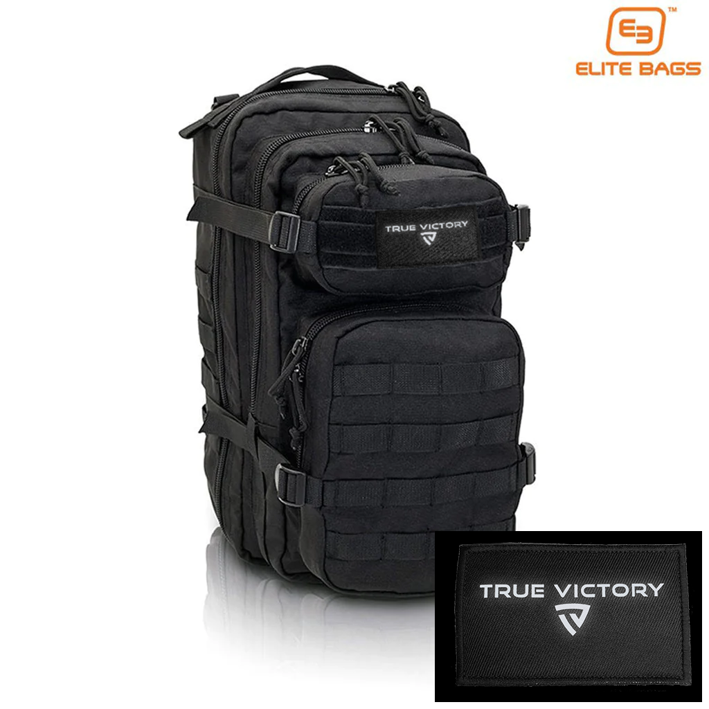 True Victory Elite Tactical Black Backpack