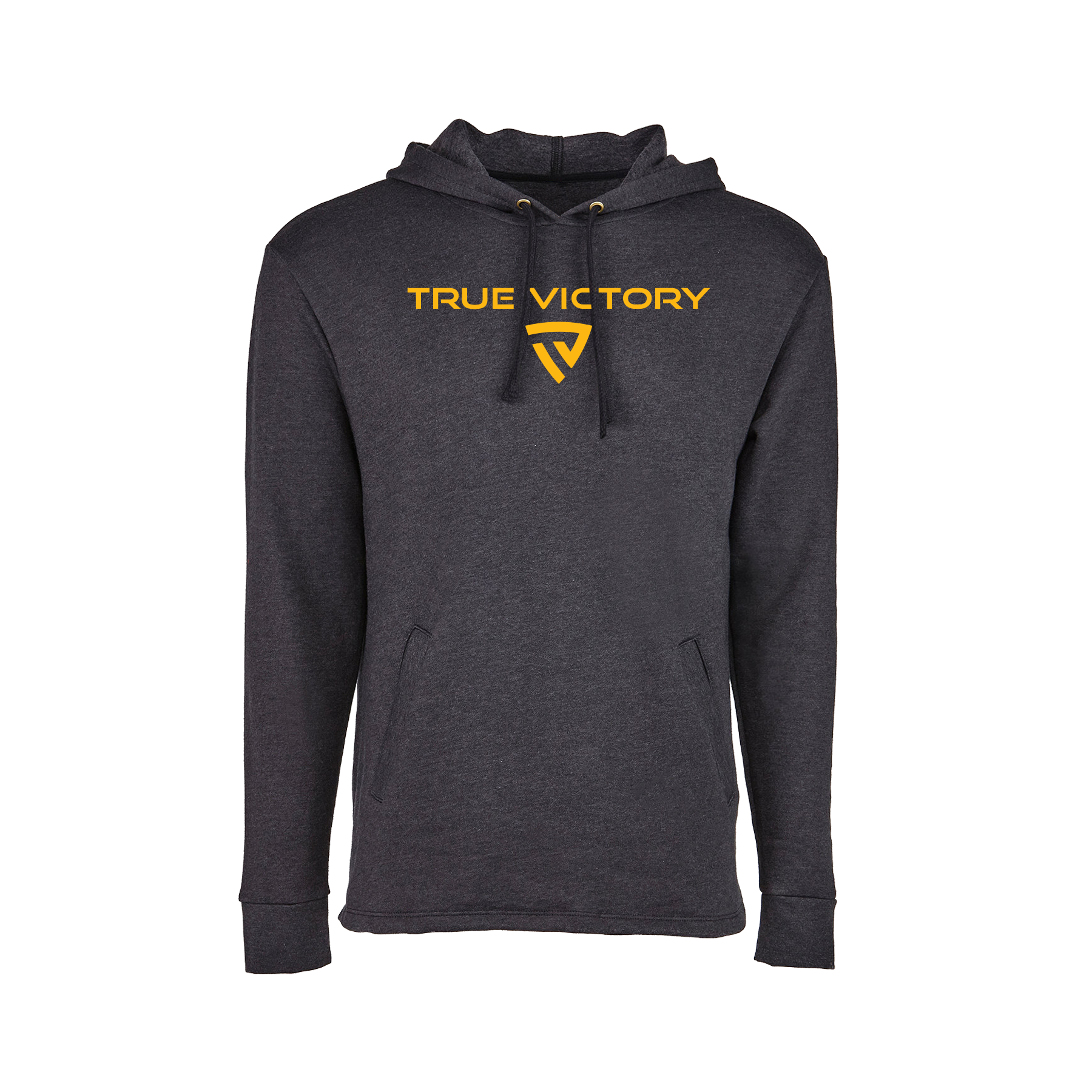 Victorious Black Heathered Hoodie