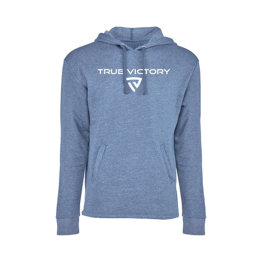 Victorious Bay Blue Heathered Hoodie