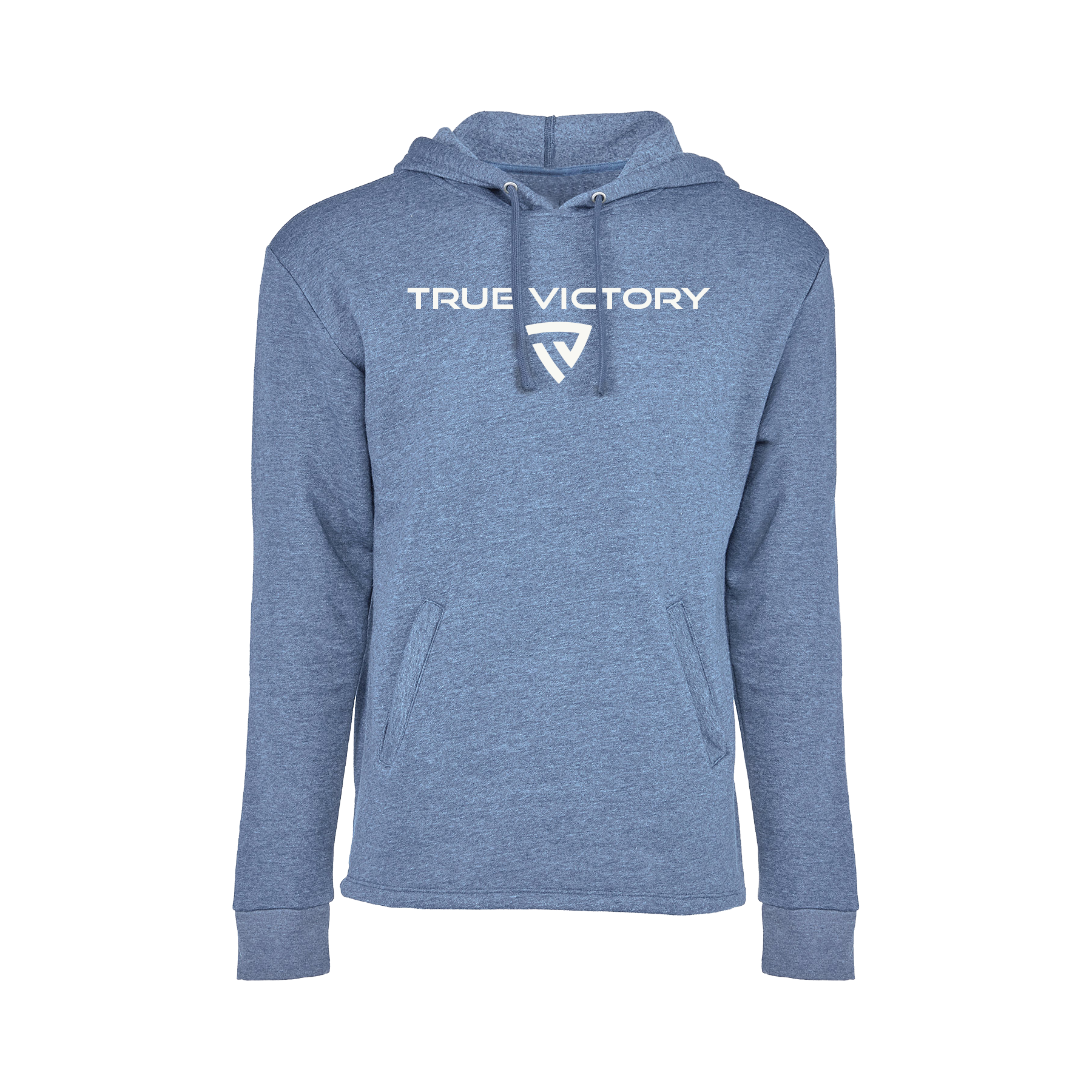 Victorious Bay Blue Heathered Hoodie