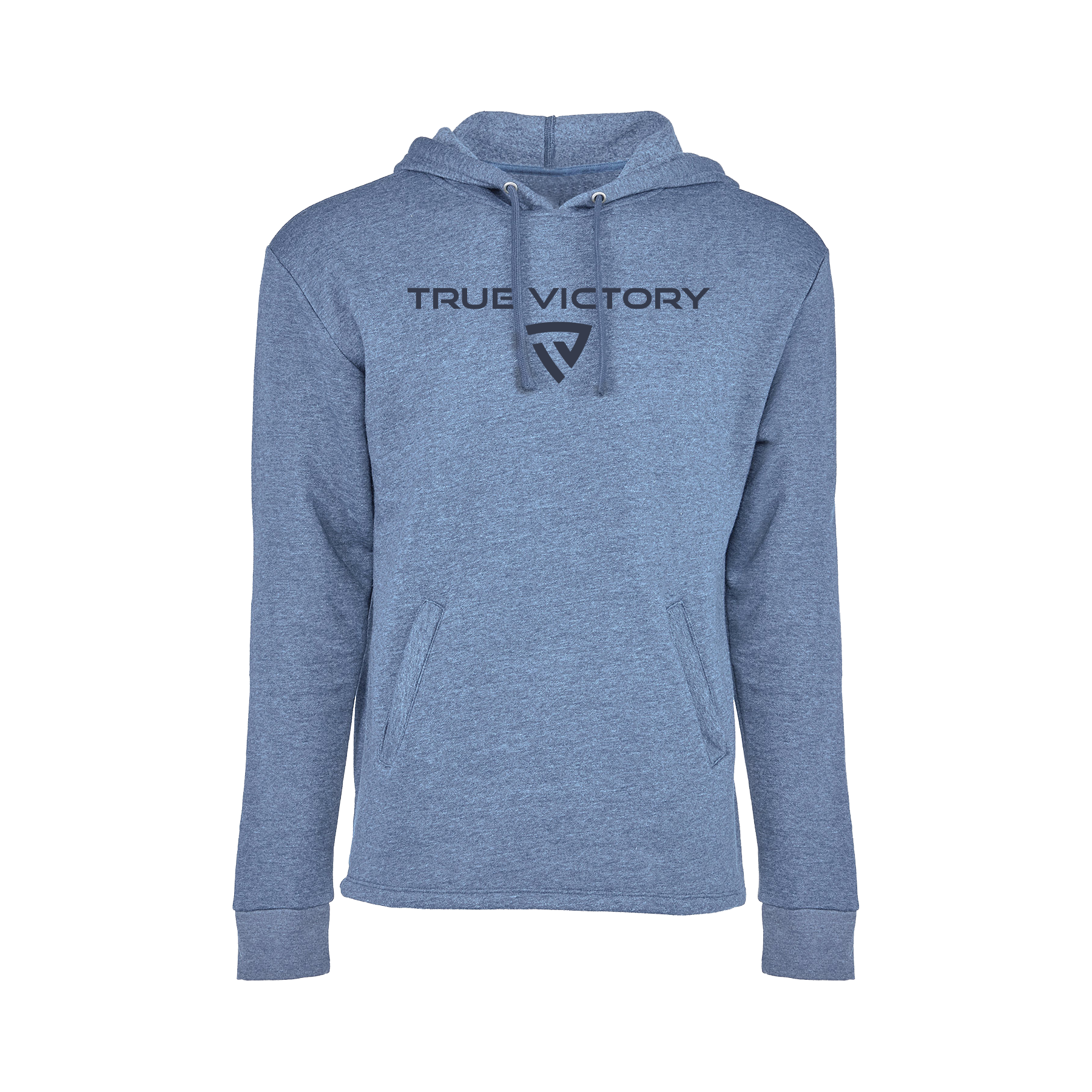 Victorious Bay Blue Heathered Hoodie