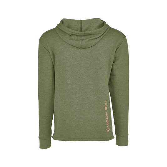 Victorious Military Green Heathered Hoodie