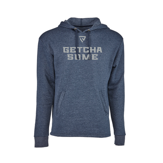 Getcha Some Heathered Navy Hoodie