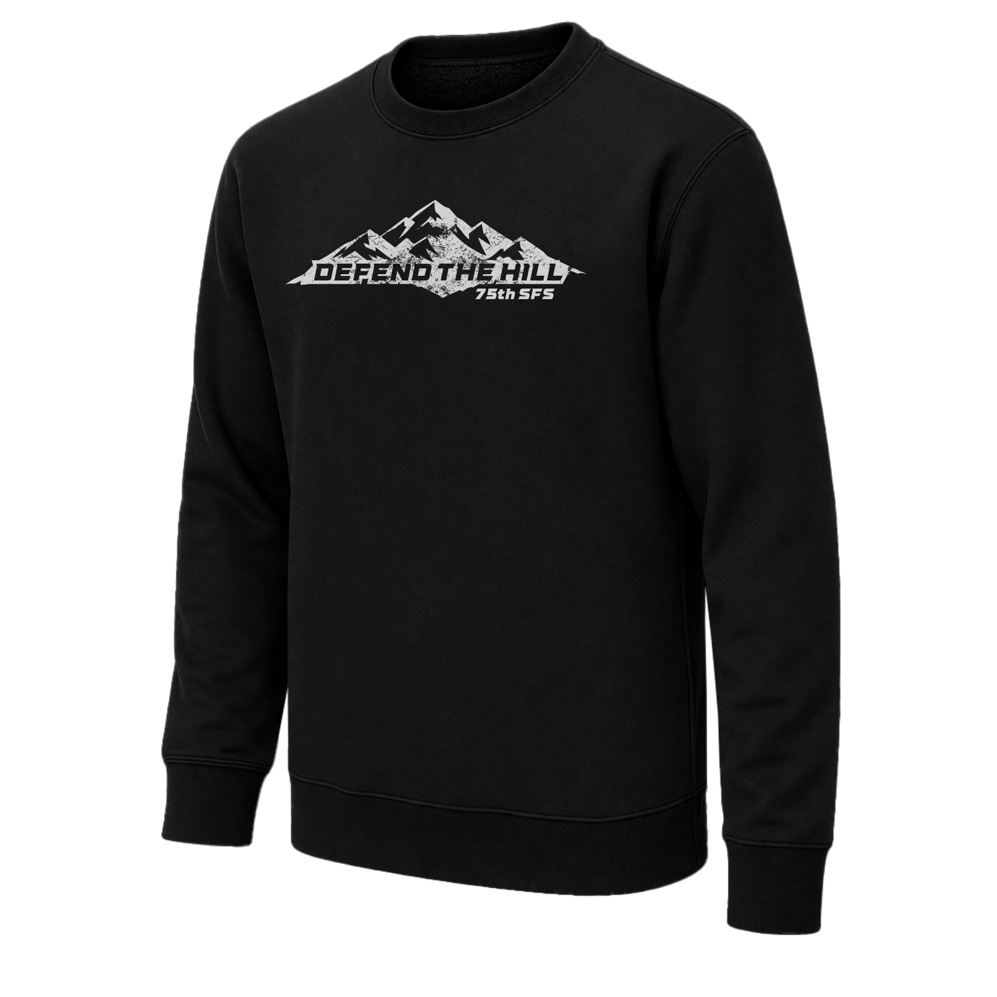 75 SFS Black Crewneck Sweatshirt