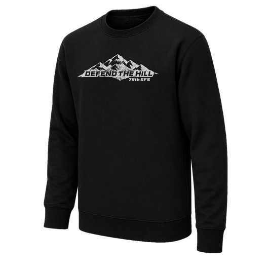 75 SFS Black Crewneck Sweatshirt