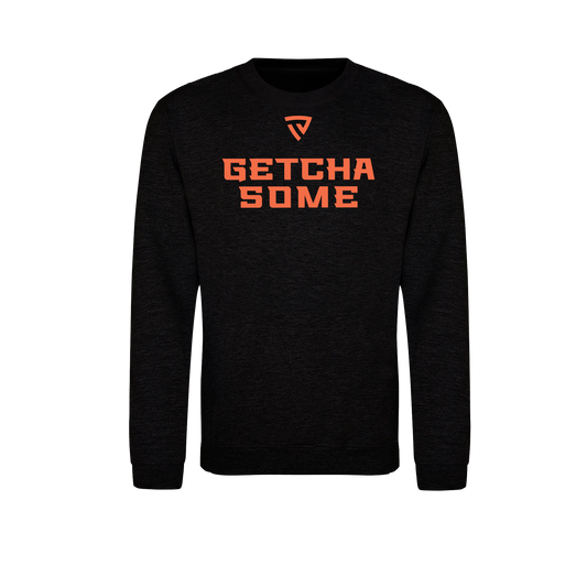 Getcha Some Black Crewneck Sweatshirt