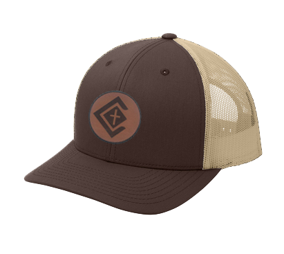 Cornerstone Baptist Church Cafe Brown Trucker Hat