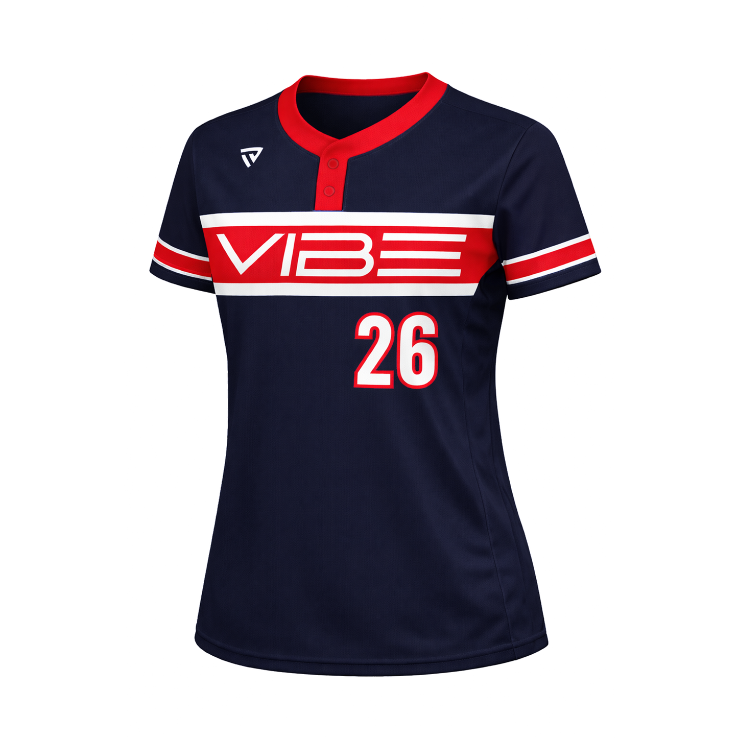 Vibe Navy Jersey Top