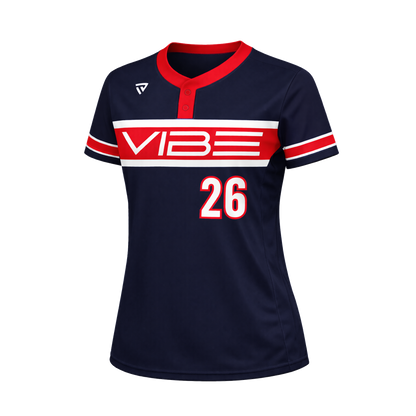 Vibe Navy Jersey Top
