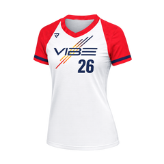 Vibe Softball White Uniform Top