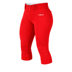 Vibe Softball Red Uniform Pants