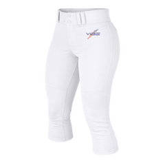 Vibe Softball White Uniform Pants