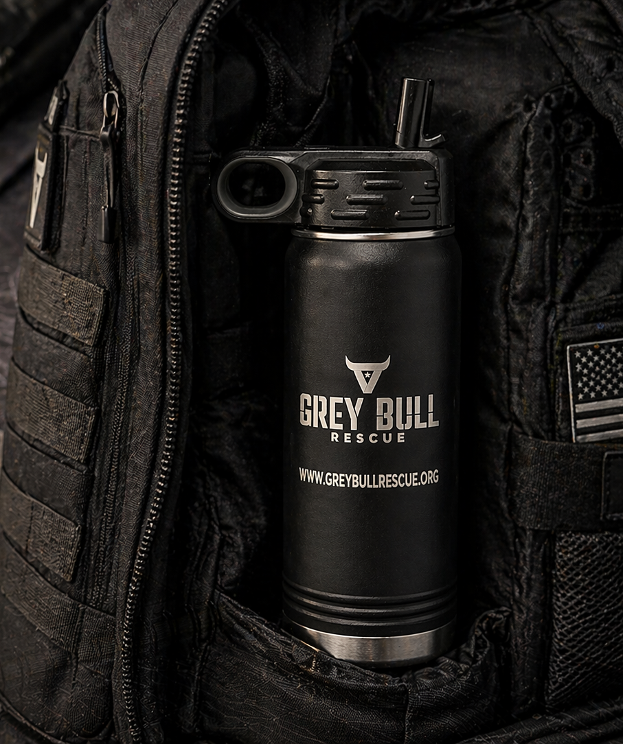 Grey Bull 40 oz. Water Bottle