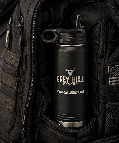Grey Bull 40 oz. Water Bottle