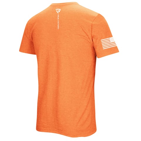 Men's RU TRUE Orange Checkerboard Tee