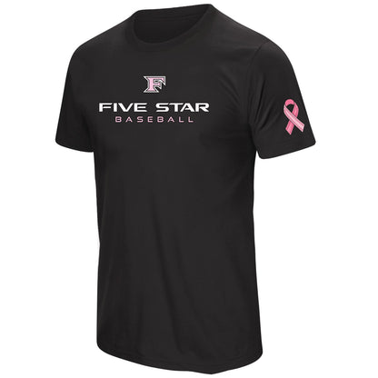 Five Star Pink Ribbon Stitch Tee